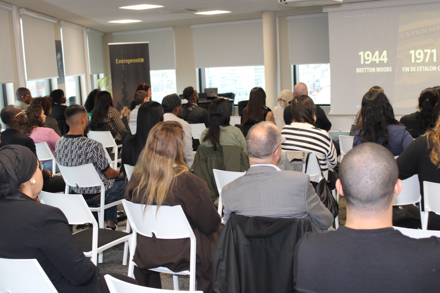 Le public · Masterclass Entrepren'OR · 26 octobre 2025