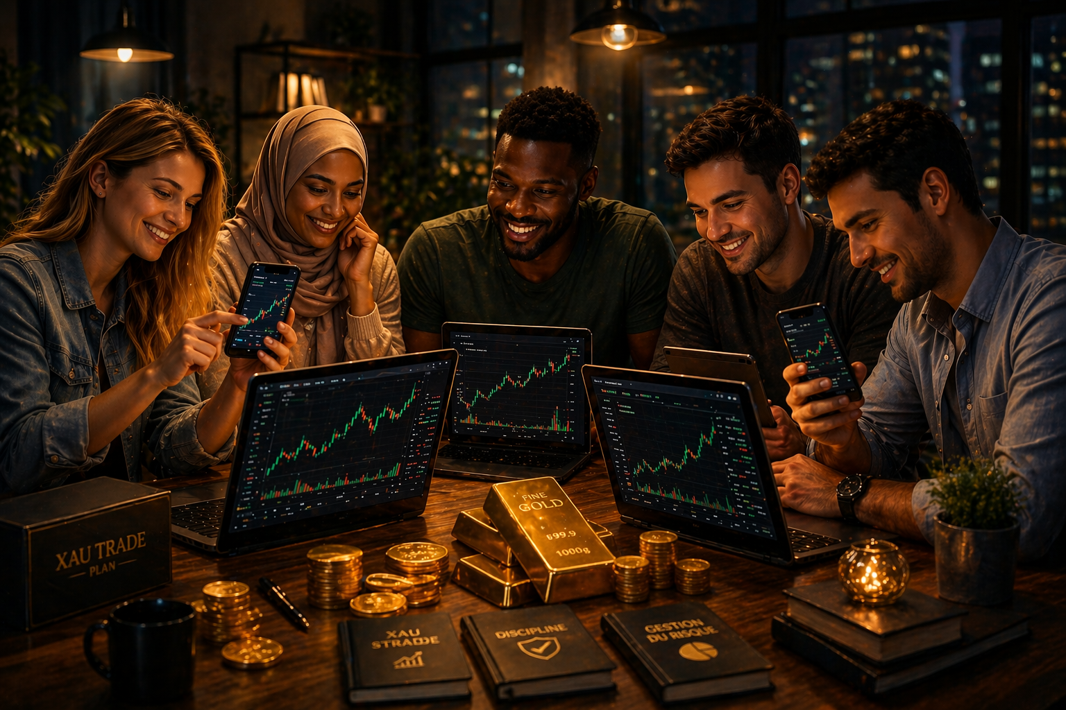 Communauté XAU Trade · traders concentrés